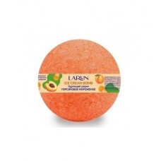 LARUN Ice Cream Bomb Шар бурлящий для ванны Персиковое мороженое 120г